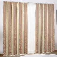 Seafield Ornament Jacquard Blackout Curtains, Set of 1, Width 59.1 x 70.1 inches (150 x 178 cm), Len