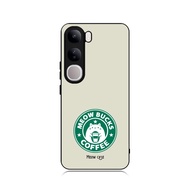 Case VIVO V50 V40 V40e V30 V30e V20 V20e Pro Lite TPU Custom Softcase Meow Bucks Coffee