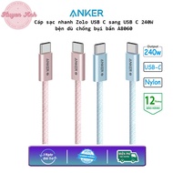Anker 240w Zolo A8060 CtoC Fast Charging Cable for IP17/16/15s series Samsung MAc Laptop Andoid