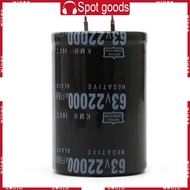 WIN Power Electrolytic Capacitor 22000UF 63V Capacity Capacitors High-frequency Capacitors 105°C 35x