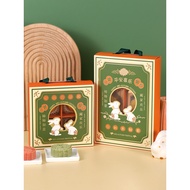 月饼盒 月餅包裝袋 月饼盒子 mooncake box mooncake packaging box 月饼礼盒 月餅 包裝盒 cupcake box Mooncake Packaging Box 4P