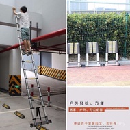 Ladder Telescopic Aluminum Alloy Ladder Shrink Folding Ladder Lift Ladder Loft Engineering Ladder Ho