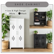 Alora Furniture - HASTING Low/High Shoe Cabinet / Almari Kasut / Shoe Rack / Shelf / 鞋柜