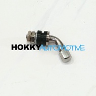 60 degree bent tubeless valve 60 degree bent iron tubeless valve/