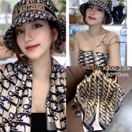Square silk scarf (size: 90cm x 90cm)