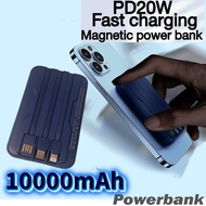 Magnetic Wireless PowerBank 10000mAh PD20W Fast Charger battery