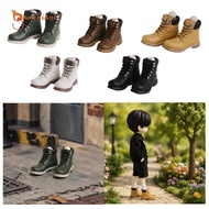 gamchiano 1/12 Scale Doll Short Boots Cute Miniature for Male Action Figure BJD Dolls