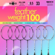 (FREE STRING &amp; GRIP) APACS BADMINTON RACKET FEATHER WEIGHT 100