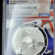 Perak Silver Coin Australia Silver Wedge Eagle 2018 1 oz NGC MS 70