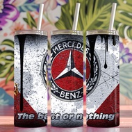 Mercedes Benz Car Retro Stainless Steel Tumbler Design Water Bottle 20z
