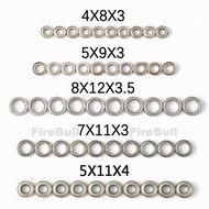10pcs Wltoys Ball Bearing 5x11x4 7x11x3 8x12x3.5 9x5x3 4x8x3 For 1/12 RC Car Wltoys 12428 12423 0092