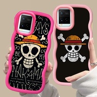 MERAH D-12 Logo One Piece Pink red Casing for VIVO V30 Y02a Y21a Y02t Y02 Y21s Y21 Y21t Pro 5G black