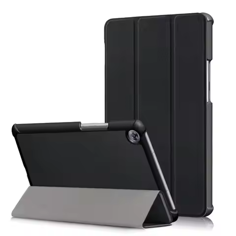 For Huawei MediaPad M5 8.4 Funda Smart SHT-AL09 SHT-W09 Slim Triple-folding Stand Case with Hard Bac