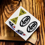 *READY STOCK*3M Reflective Car Stickers For Japan Arai Rrx7xR75 Helmet Lens Stickers