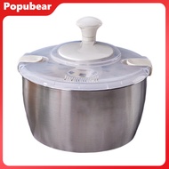 Salad Spinner Stainless Steel Rotary Salad Dryer Salad Mixer 5L Multifunctional Dehydrator with Filt