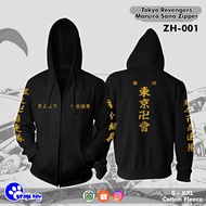 Jaket Zipper Anime Tokyo Revengers Tokyo Manji