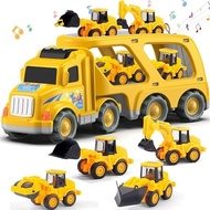 Suitable for 3-6 Years Old Boys Girls Veslier Building Truck Toys, Suitable for 3-4 Years Old and 3-