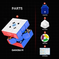 {fdsgtf} 【GAN Official Store】GAN 356 M รูบิค 3x3 Magnetic ลูกบาศก์ความเร็วสติกเกอร์ GAN 356 ME ลูกบา
