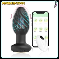 Clearance price!! Silicone Wireless Vibrating Butt Plug Anal Vibrator Wireless Remote/APP Sex Toys For Women Men Ass