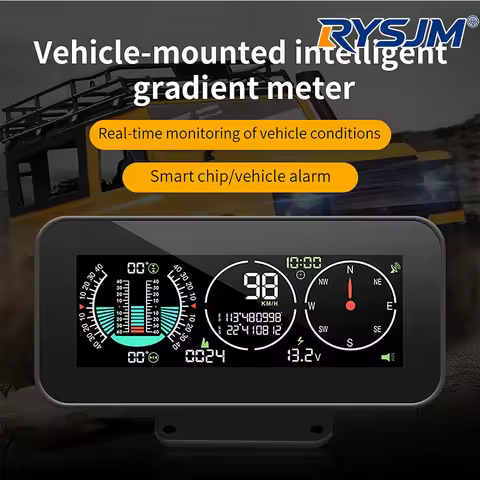 M60 M50 4x4 Off Road GPS Smart Inclinometer Car Digital Display Tilt Pitch Angle inclinometro Auto H
