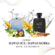 [COMBO] RASASI HAWAS Ice+ RASASI Hawas Kobra EDP 100ml For Man For Woman Unisex Fragrance
