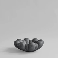 丹麥101 Copenhagen 綻放陶盤，大-深灰色