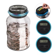 HARRIETT Coin Counter Gift Automatic USD EURO GBP Digital Piggy Bank