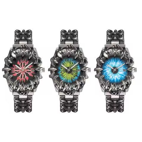 New Cool Men Watch Alabaster Claw Watches Y2K Clock Waterproof Calendar Quartz Wristwatches Gift Rel