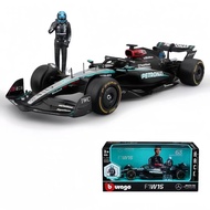 2024 Formula 1 F1 Petronas Mercedes Team Racing Car 1/24 Bburago Diecast display model Premium colle