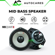 Plug n Play OEM Speaker MB Quart FA-6P2 Series 6" Mid Bass Speaker Original MYVI BEZZA AXIA PERSONA