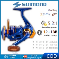SHIMANO Fishing Reel Spinning Fishing Reel With Aluminum Spool Right/Left Handle For Freshwater Fishing Pancing