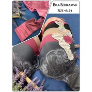 ️Bra extra big berdawai size 48-54/Baju dalam berdawai over size 48-54
