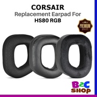 1 Pair Corsair HS 80 HS80 RGB Headset Protein Leather Comfortable Earpads Cushion