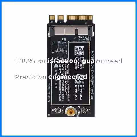 BCM94360CS2 Dual Band Wifi Card + NGFF M.2 Key A/E Adapter Card WIFI BT 4.0 802.11Ac Card for 11Inch