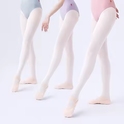 Girls Ballet Tights Dance Footed Pantyhose Ballet Dance Stockings Microfiber Seamless Women Professi