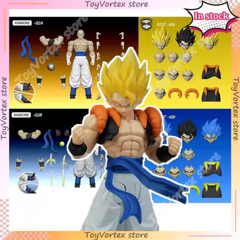 In stock Tonsenarttoys Kamione Dragon Ball Z SHF Super Saiyan SSJ SSJ2 Gogeta Son Goku Trunks Anime 