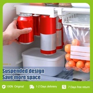 Modular Beverage Rack Expandable Can Organizer For Fridge Pantry Corrosion Resistant Stackable