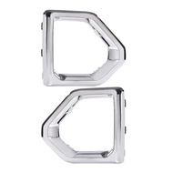 84176753 84176752 1 Pair Front Fog Light Outer Bezel Cover Trim Fit For GMC Sierra 1500 Denali SLT A