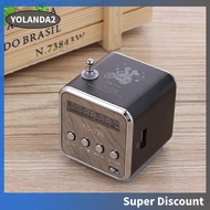 [yolanda2.sg] TD-V26 Mini Radio FM Digital Portable Speakers w/Receiver Support TF Card