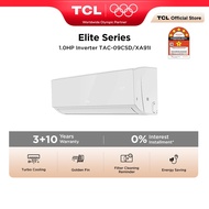 TCL 1.0HP Inverter Air Conditioner R32 Golden Fin Auto Clean Elite Series 5 Star Penyaman Udara TAC-