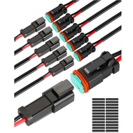 DT Connector Waterproof Automotive Electrical Connector16AWG Male and Female Wire Connectors With he