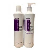 FANOLA NO YELLOW anti-pigmentation purple shampoo for bleached hair 200mlx2 (New 2023)