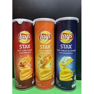 Lays Stax Potato Chips (Hot Chili Squid/Sour Cream&Onion/Spicy Lobster) 105G