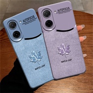 REDMI A5 2025 - poco C71 Softcase Procamera Silicon Case maple leaf motif Silicon - Cassing hp - Sof