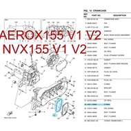93211-28800 NVX155 V1/V2 & NMAX155 V2 CRANKCASE COVER LEFT SIDE ORING O-RING YAMAHA PART