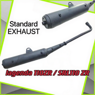 exhaust standard LAGENDA 110ZR SRL110 ZR (BLACK) EKZOS STD EXZOS