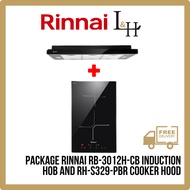 [BUNDLE] Rinnai RB-3012H-CB Induction Hob and RH-S329-PBR Cooker Hood