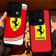 S43 Ferrari Casing for Xiaomi Redmi 13X 15C Note poco 13C 13 X6 M613T Neo Pro Plus 5G black