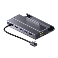 Kebidumei 7 In 1 USB C Hub Docking Station USB C 4K 60Hz NVME M.2