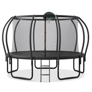 12 ft Kids Trampoline Upgraded Arcpole Toploop Safety , Plus Basket